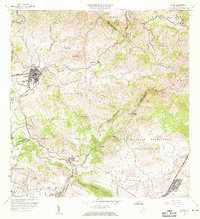 Coamo 1960 topographic map thumbnail