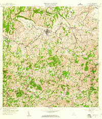 Corozal 1957 topographic map thumbnail