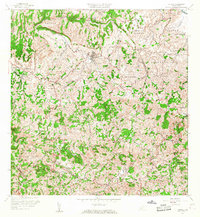 Corozal 1957 topographic map thumbnail