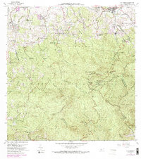 El Yunque 1967 topographic map thumbnail
