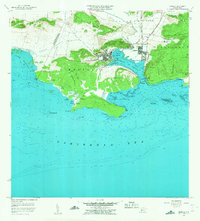 Guanica 1956 topographic map thumbnail