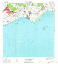 Guayama 1970 topographic map thumbnail