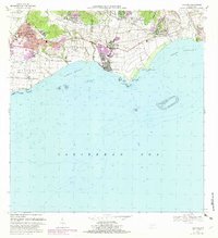 Guayama 1970 topographic map thumbnail