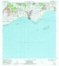 Guayama 1970 topographic map thumbnail