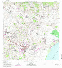 Humacao 1967 topographic map thumbnail