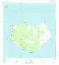 Isla Mona 1944 topographic map thumbnail