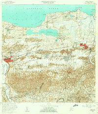 Manati 1958 topographic map thumbnail