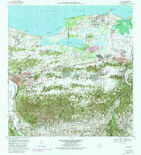 Manati 1969 topographic map thumbnail