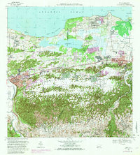 Manati 1969 topographic map thumbnail