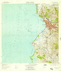 Mayaguez 1955 topographic map thumbnail