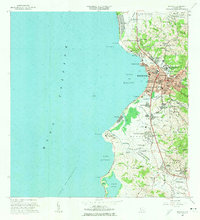 Mayaguez 1964 topographic map thumbnail