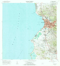 Mayaguez 1964 topographic map thumbnail