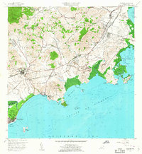 Naguabo 1957 topographic map thumbnail