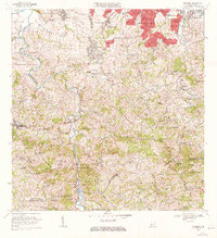 Naranjito 1969 topographic map thumbnail