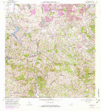 Naranjito 1969 topographic map thumbnail