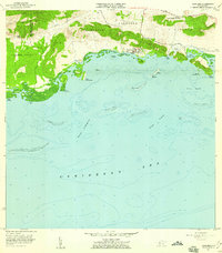 Parguera 1957 topographic map thumbnail