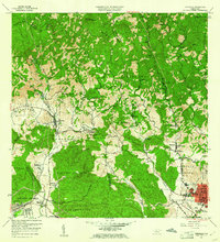 Penuelas 1958 topographic map thumbnail