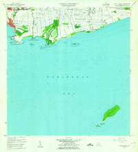 Playa De Ponce 1962 topographic map thumbnail