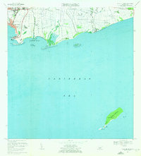Playa De Ponce 1970 topographic map thumbnail