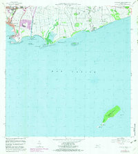 Playa De Ponce 1970 topographic map thumbnail
