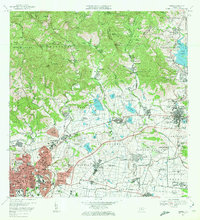 Ponce 1970 topographic map thumbnail
