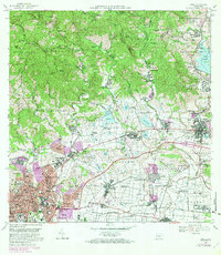 Ponce 1970 topographic map thumbnail