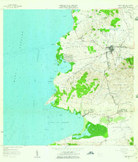 Puerto Real 1957 topographic map thumbnail