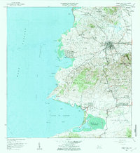 Puerto Real 1966 topographic map thumbnail