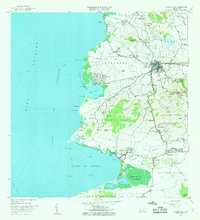 Puerto Real 1966 topographic map thumbnail