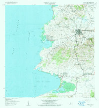 Puerto Real 1966 topographic map thumbnail