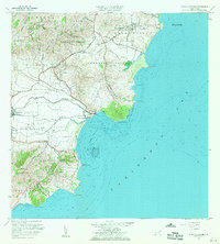 Punta Guayanes 1960 topographic map thumbnail