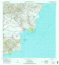 Punta Guayanes 1960 topographic map thumbnail