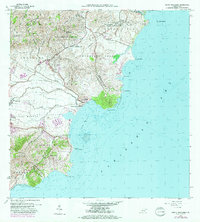 Punta Guayanes 1960 topographic map thumbnail