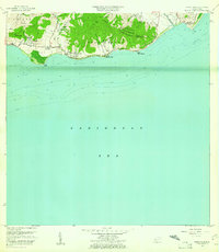 Punta Tuna 1960 topographic map thumbnail