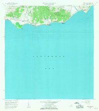Punta Tuna 1960 topographic map thumbnail