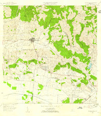 Sabana Grande 1956 topographic map thumbnail