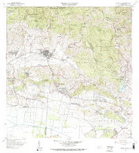 Sabana Grande 1966 topographic map thumbnail