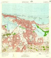 San Juan 1957 topographic map thumbnail