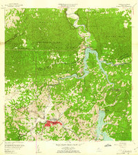 Utuado 1957 topographic map thumbnail