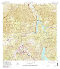Utuado 1972 topographic map thumbnail