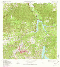 Utuado 1972 topographic map thumbnail