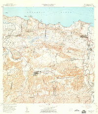 Vega Alta 1958 topographic map thumbnail