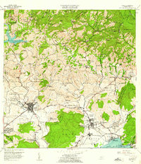 Yauco 1958 topographic map thumbnail