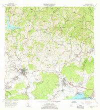 Yauco 1966 topographic map thumbnail