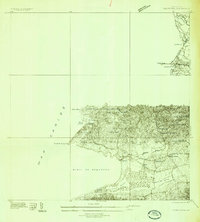 Puerto Real 1935 topographic map thumbnail