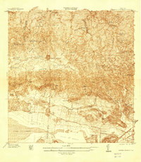 Sabana Grande 1937 topographic map thumbnail