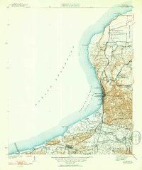 Aguadilla 1942 topographic map thumbnail