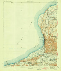 Aguadilla 1942 topographic map thumbnail