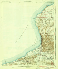 Aguadilla 1942 topographic map thumbnail