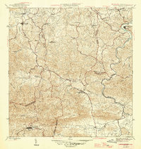 Aguas Buenas 1946 topographic map thumbnail